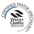 We are a Certified Water Specialist!